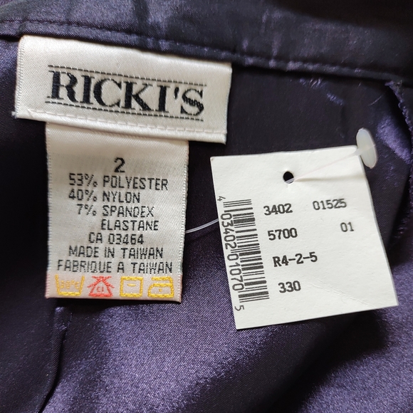 NWT Vintage Purple Disco Skirt (Tags still attached) - Picture 9 of 9